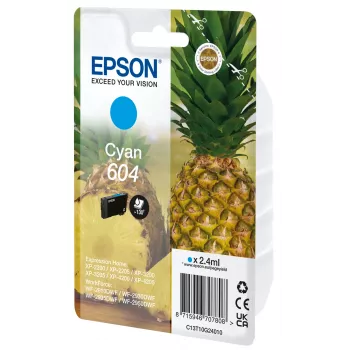 Epson 604 wkład atramentowy 1 szt. Oryginalny Standard Yield cyjan
