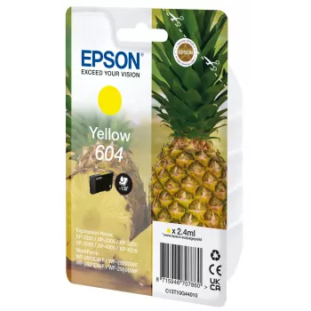 Epson 604 wkład atramentowy 1 szt. Oryginalny Standardowa wydajność Żółty