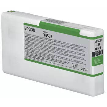 Epson T653B Green wkład atramentowy (200ml), Green, atrament pigmentowy, 200 ml, 1 szt.