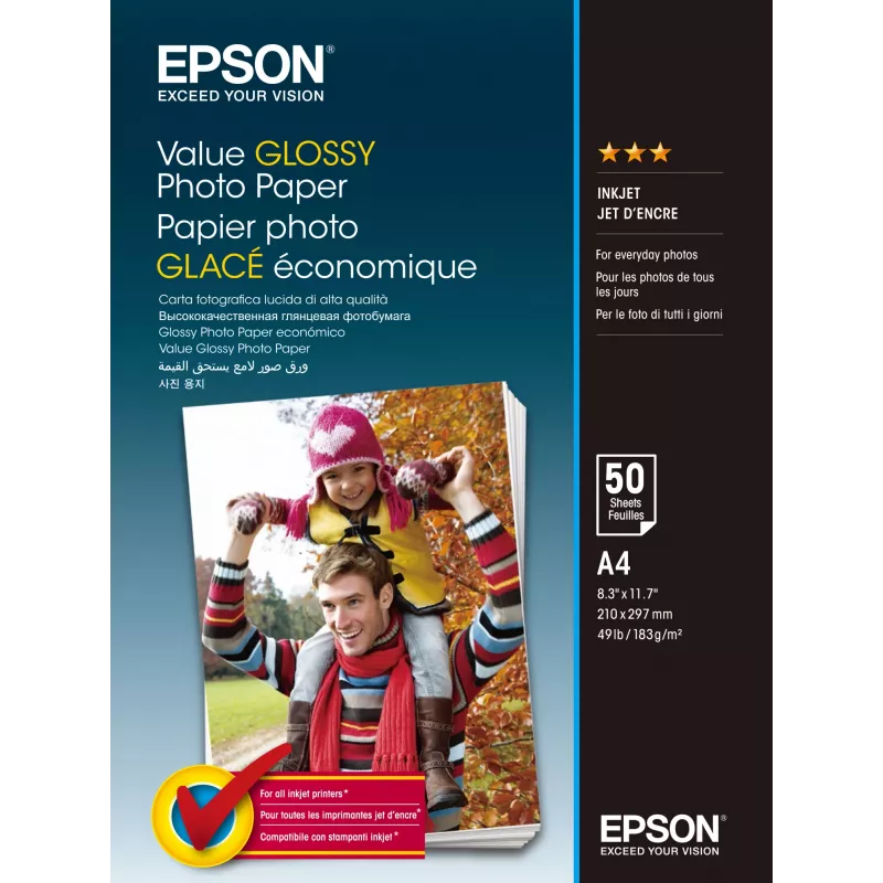 Epson Value Glossy Photo Paper - A4 - 20 arkuszy