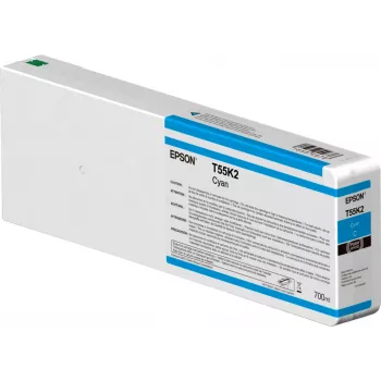 Wkład atramentowy Epson Singlepack T55K200 UltraChrome HDX/HD cyjan