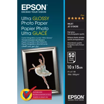 Papier fotograficzny Epson Ultra Glossy - 10x15 cm - 50 arkuszy