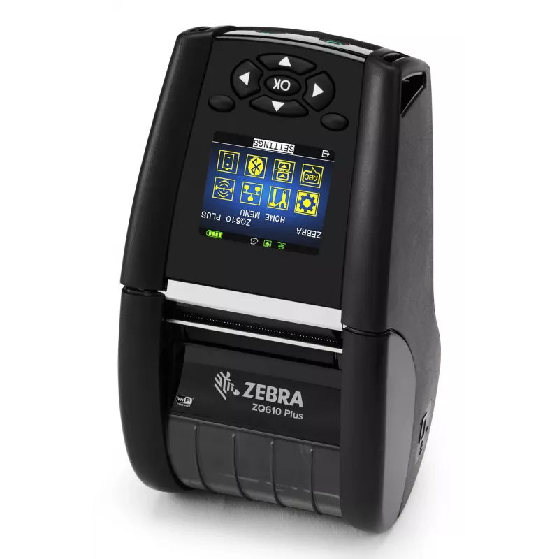 Drukarka etykiet Zebra ZQ620 Plus 3 Termiczna bezpośrednia 203 x 203 DPI 115 mm/s Przewodowa i Bezprzewodowa Bluetooth