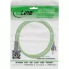 InLine przemysłowy kabel sieciowy, M12 8-pin X-coded do RJ45, Cat.6A PUR 2m