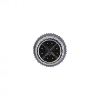 Przemysłowy kabel sieciowy InLine, M12 8-pin X-kodowany męski/męski, Cat.6A PUR 10m