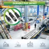 InLine Przemysłowy kabel sieciowy, wtyk M12 8-pin X-kodowany do RJ45, Cat.6A PUR 20m