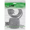 Kostka ładująca InLine InLine 16499B 3x uziemione gniazdo 2x USB-C 2x USB-A czarna 2m