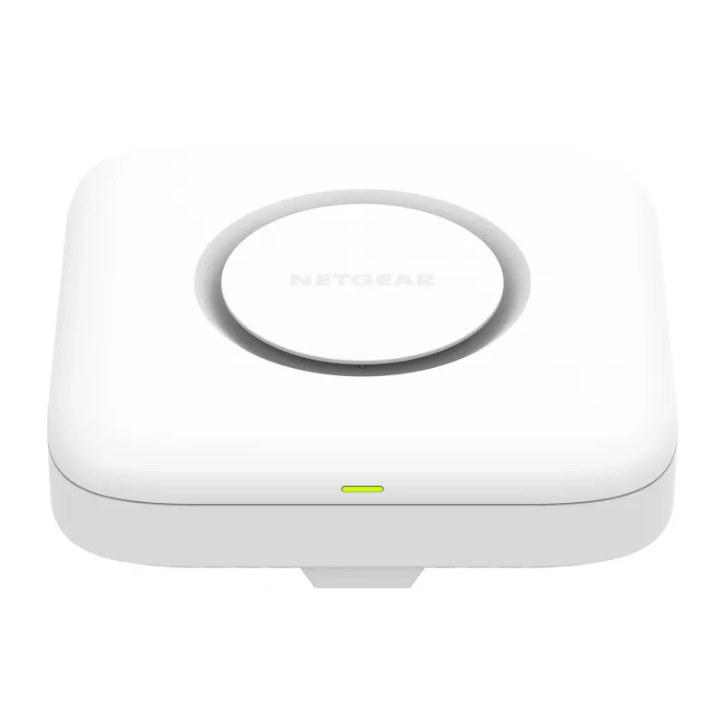 Punkt dostępu bezprzewodowego Netgear WBE718 — Trójzakresowy 2,4/5/6 GHz, 9400 Mbps, PoE, 1x 2,5GbE, biały