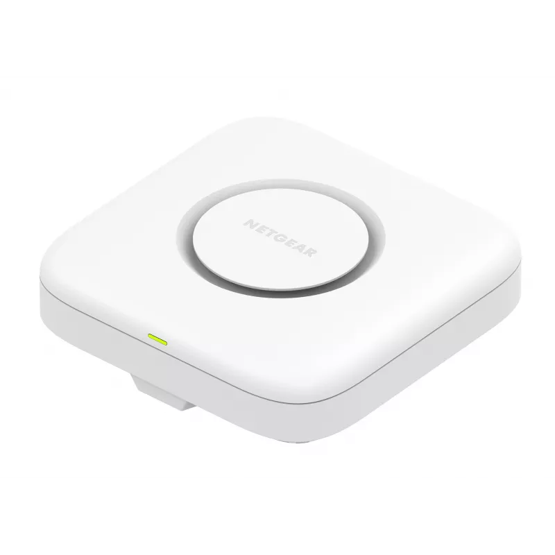 Punkt dostępu bezprzewodowego Netgear WBE718 — Trójzakresowy 2,4/5/6 GHz, 9400 Mbps, PoE, 1x 2,5GbE, biały