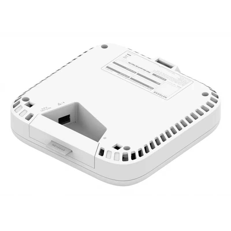 Punkt dostępu bezprzewodowego Netgear WBE718 — Trójzakresowy 2,4/5/6 GHz, 9400 Mbps, PoE, 1x 2,5GbE, biały