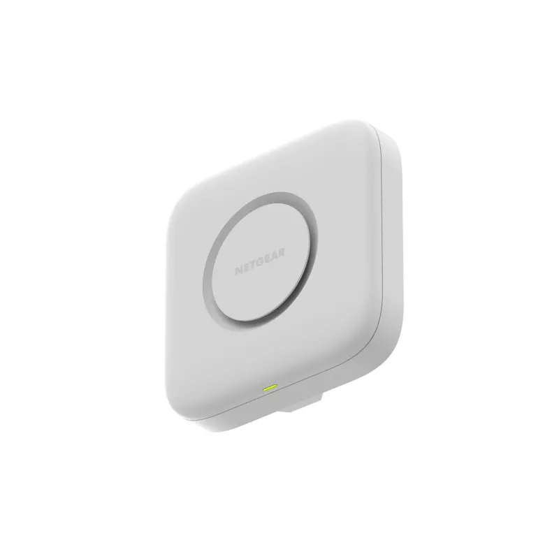 Punkt dostępu bezprzewodowego Netgear WBE718 — Trójzakresowy 2,4/5/6 GHz, 9400 Mbps, PoE, 1x 2,5GbE, biały