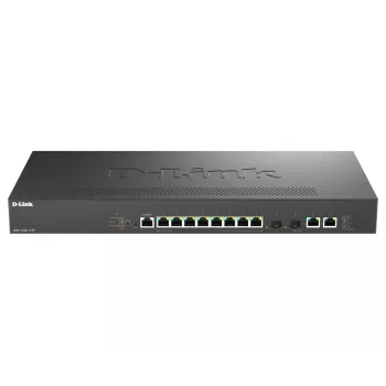 Przełącznik sieciowy D-Link DMS-1250-12TP/E zarządzalny 2.5G Ethernet (100/1000/2500) Power over Ethernet (PoE) czarny