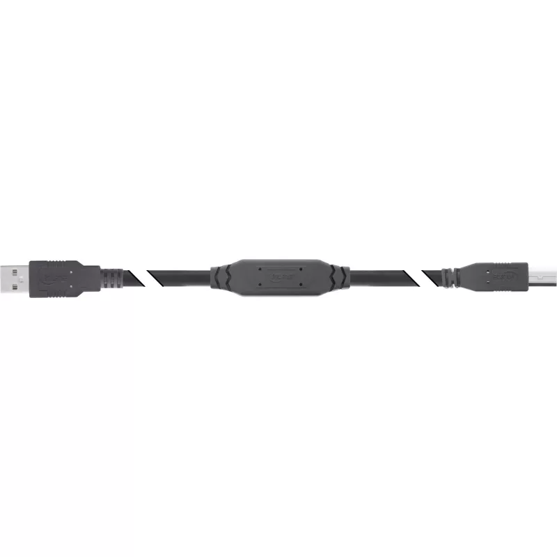 InLine USB 2.0 aktywny kabel, USB-A męski na USB-B męski, 7,5 m