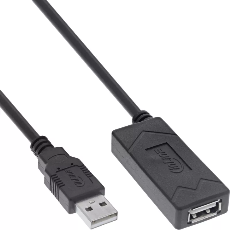 InLine USB 2.0 aktywny przedłużacz, USB-A męski/żeński, 7,5 m