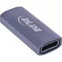 adapter złącza USB-C InLine 35900E Szary Złącze 1 USB-C Złącze 2 USB-C