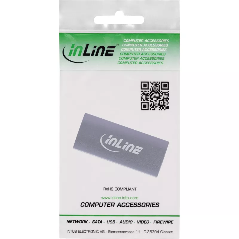 adapter złącza USB-C InLine 35900E Szary Złącze 1 USB-C Złącze 2 USB-C