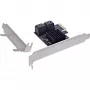 InLine SATA 6Gb/s Controller with 4 SATA Ports PCI-Express 2.0