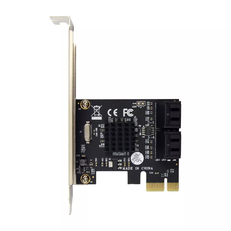 InLine SATA 6Gb/s Controller with 4 SATA Ports PCI-Express 2.0