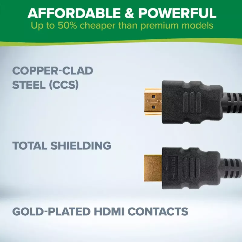 Przewód HDMI InLine, HDMI High Speed z Ethernetem, męski / męski, czarny, 3m
