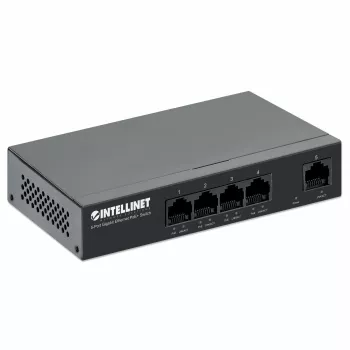 Intellinet 561792 przełącznik sieciowy Gigabit Ethernet (10/100/1000) Power over Ethernet (PoE) Czarny