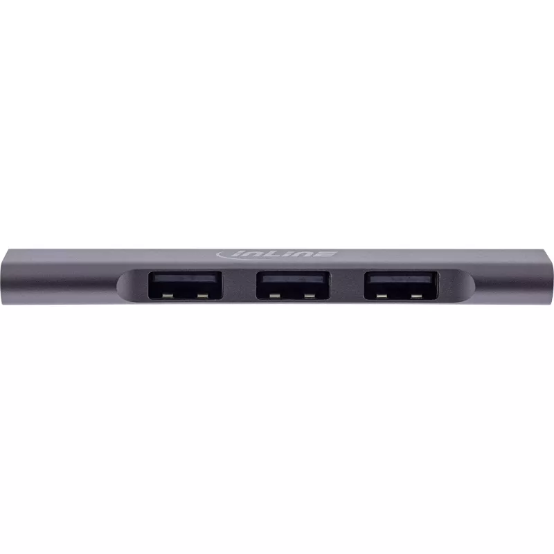InLine cienki USB-C Hub, 4-port, USB 3.0 + 3x USB 2.0, cienki design