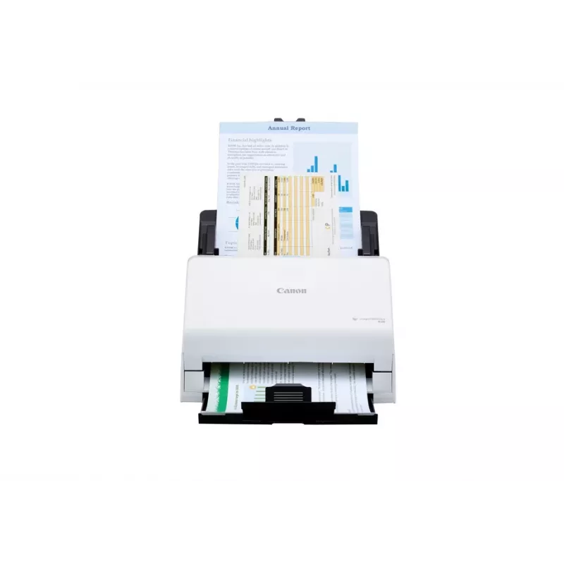 Canon imageFORMULA R30 Bezsterownikowy biurkowy skaner dokumentów, 216 x 356 mm, 600 x 600 DPI, skaner ADF + arkuszowy, biały, CIS, RGB LED