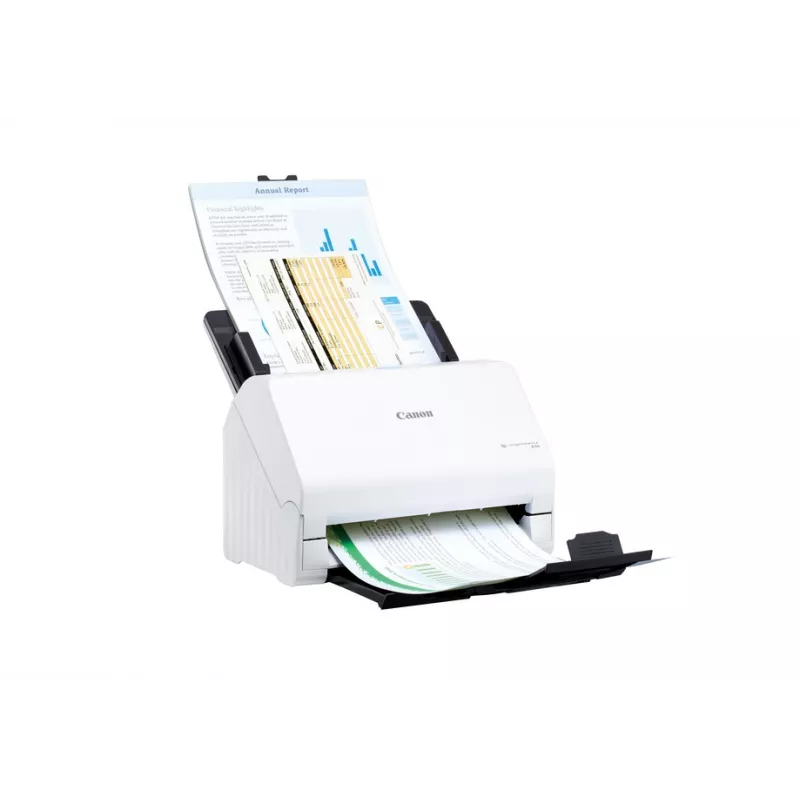 Canon imageFORMULA R30 Bezsterownikowy biurkowy skaner dokumentów, 216 x 356 mm, 600 x 600 DPI, skaner ADF + arkuszowy, biały, CIS, RGB LED