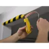 Trwały produkt poliuretanowy C25R czarno-żółty zaokrąglony 1000 mm