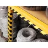 Trwały produkt poliuretanowy C25R czarno-żółty zaokrąglony 1000 mm