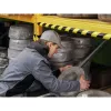 Trwały produkt poliuretanowy C25R czarno-żółty zaokrąglony 1000 mm