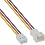 Przedłużacz kabla wentylatora InLine 3-pin Molex męski/żeński długość 2m