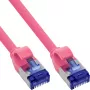 InLine 74915M kabel sieciowy magenta 15 m Cat6a S/FTP (S-STP)