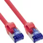 InLine 74903R kabel sieciowy czerwony 3 m Cat6a S/FTP (S-STP)