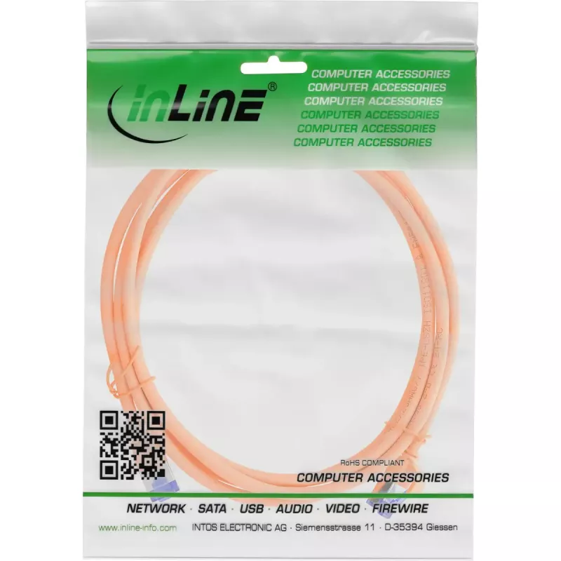Kabel sieciowy InLine 74903O pomarańczowy 3 m Cat6a S/FTP (S-STP)