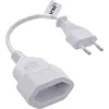InLine 16680W kabel zasilający biały 0.2 m CEE7/16