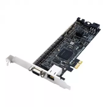 Karta rozszerzeń ASUS IPMI EXPANSION CARD‑SI PCIe z RJ‑45 i VGA, Czarny/Srebrny