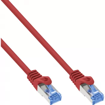 InLine 72614R kabel sieciowy Czerwony 1,5 m Cat6a S/FTP (S-STP)