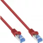InLine 72614R kabel sieciowy Czerwony 1,5 m Cat6a S/FTP (S-STP)