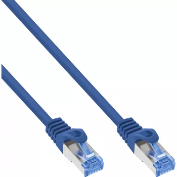 InLine 72600B kabel sieciowy Niebieski 10 m Cat6a S/FTP (S-STP)