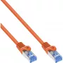 InLine 72633O kabel sieciowy Pomarańczowy 0.3 m Cat6a S/FTP (S-STP)