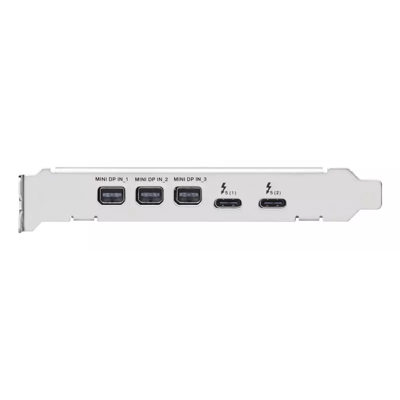 Karta interfejsu ASUS ThunderboltEX 5 — PCIe 4.0, Intel JHL9580, Mini DisplayPort, USB 2.0, 120 Gbit/s