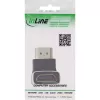 Adapter kątowy HDMI InLine 17991F HDMI A Czarny Szary Pozłacane styki