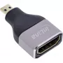 InLine 17991B Adapter HDMI A na Micro HDMI D Czarny Szary