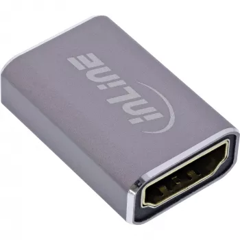 Przejściówka HDMI InLine 17991A szara pozłacana