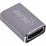 Przejściówka HDMI InLine 17991A szara pozłacana