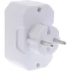 Adapter wtyczki zasilającej Typ F Typ C InLine 16471E Biały