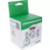 Adapter wtyczki zasilającej typ F InLine 16471C 2x typ C + typ F biały