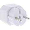 Adapter wtyczkowy Typ F Typ C Europlug Biały InLine 16471D