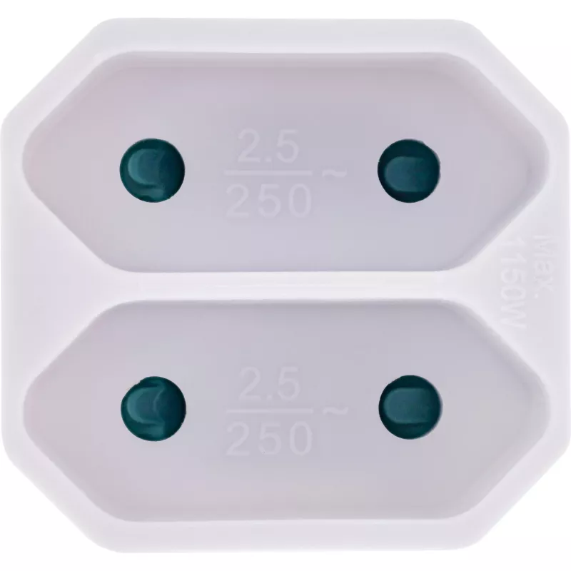 Adapter wtyczkowy Typ F Typ C Europlug Biały InLine 16471D