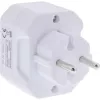 Adapter do gniazdka Type F Type C InLine 16471A biały